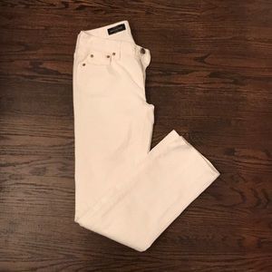 White JCREW Matchstick